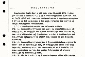 Bevaringsdeklarationen - Udstilling